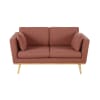 2-Sitzer-Sofa, rosa
